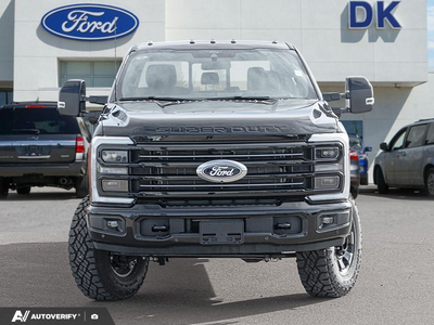 NEW 2027 Ford F-350 Super Duty Platinum - Agate Black Metallic Exterior - $132,366 - Stock #D70051 - VIN 1FT8W3BM3VEC01744