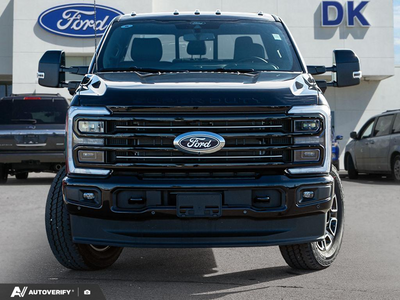 NEW 2027 Ford F-350 Super Duty Platinum - Agate Black Metallic Exterior - $126,091 - Stock #D70007 - VIN 1FT8W3BM6VEC01642