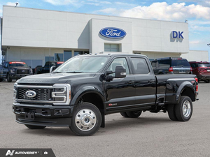 NEW 2027 Ford F-450 Super Duty PLATINUM - Agate Black Metallic Exterior - $138,658 - Stock #D70023 - VIN 1FT8W4DM4VEC05367