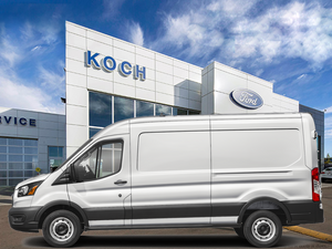 NEW 2027 Ford Transit Cargo Van BASE - Oxford White Exterior - $76,569 - Stock #E70046 - VIN 1FTBR2C84VKA11736
