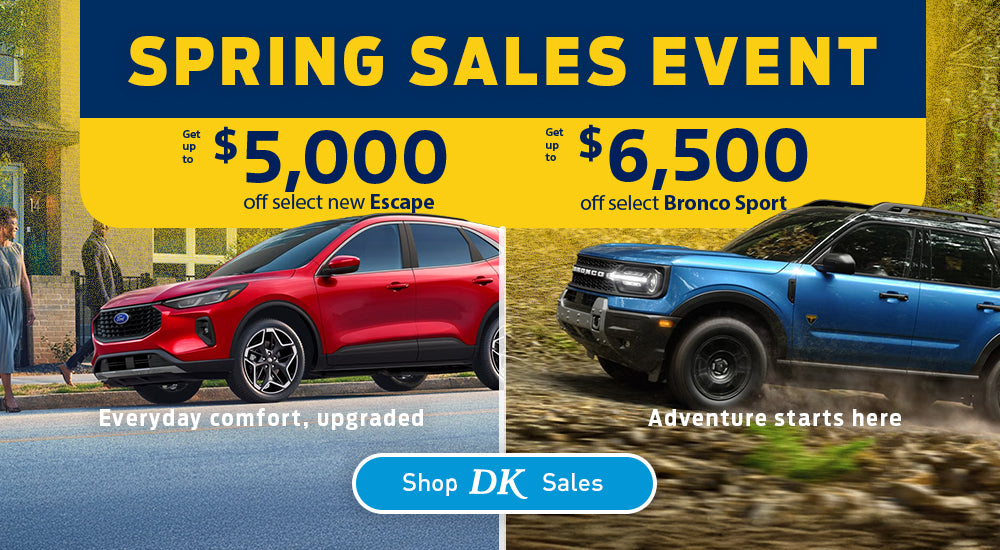 DK Ford promotional banner mobile