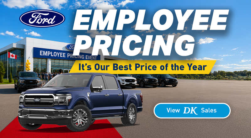 DK Ford mobile promotional banner