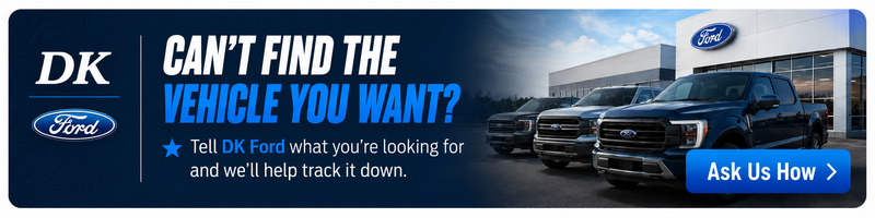DK Ford mobile promotional banner