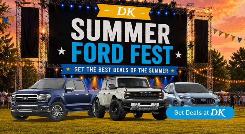 DK Ford mobile promotional banner