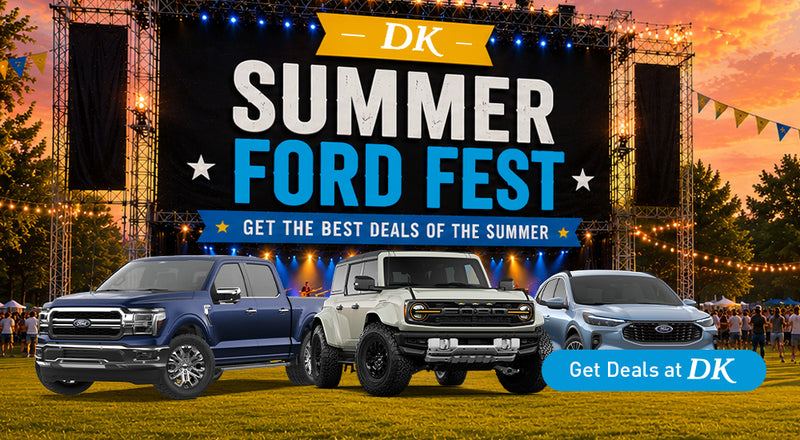 DK Ford mobile promotional banner