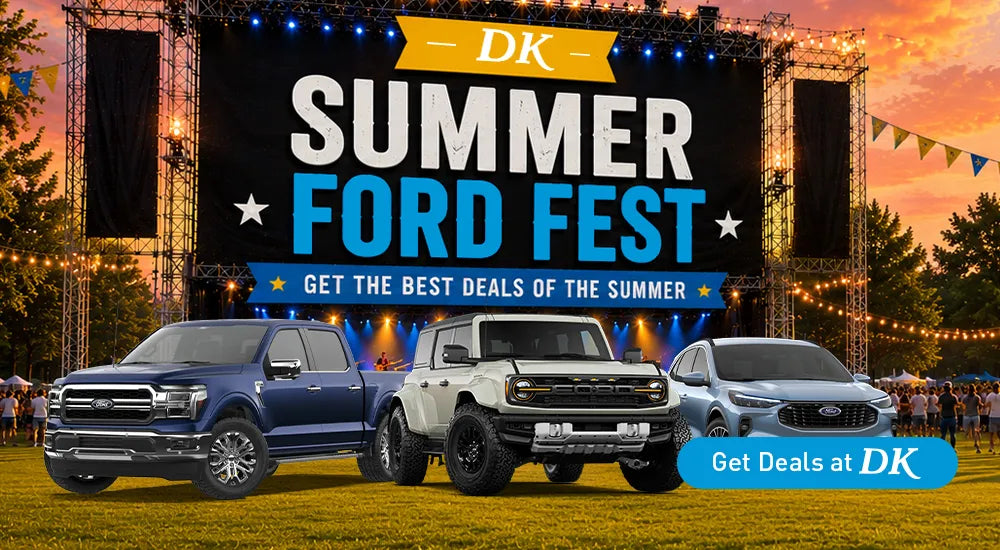 DK Ford promotional banner mobile